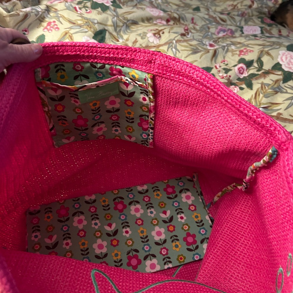 Pink Fish Design Tote Bag - Picture 4 of 5